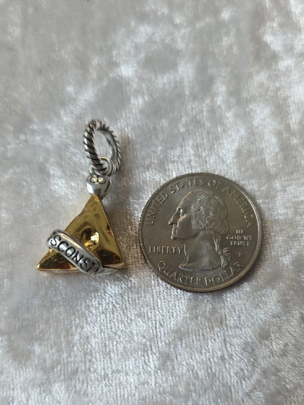 Brighton Wisconsin Cheese Charm